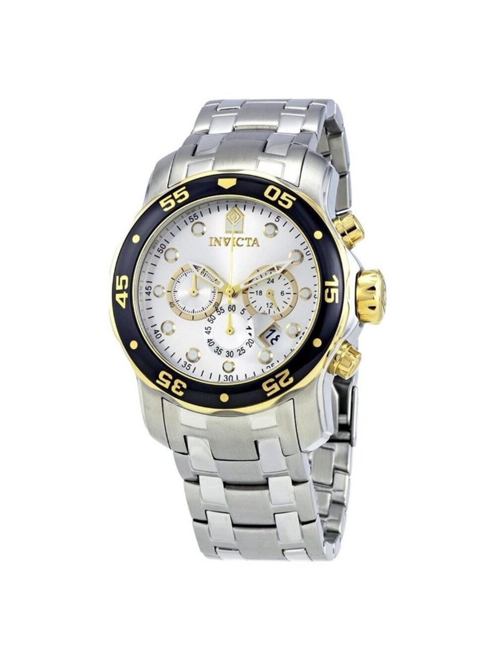 NWT Invicta Pro Diver Chronograph Silver Dial Men's Watch